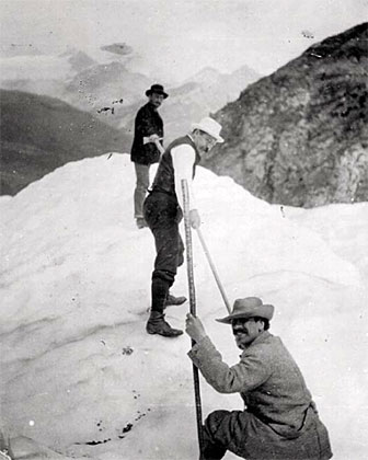 Glaciar en Suiza, 1893